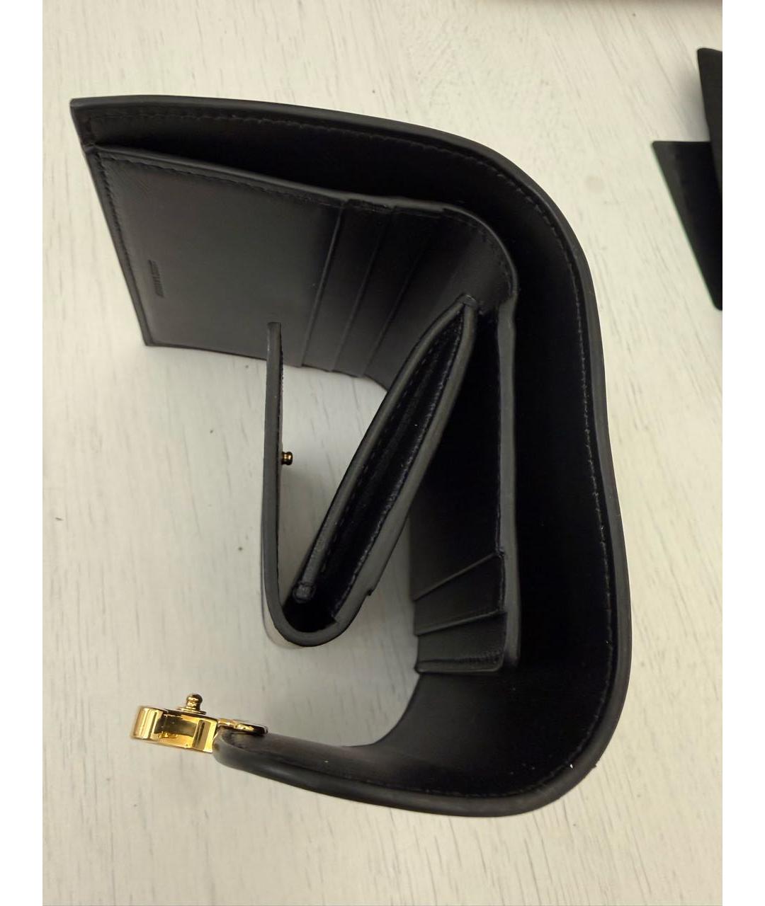 CELINE Черный кожаный кошелек, фото 3
