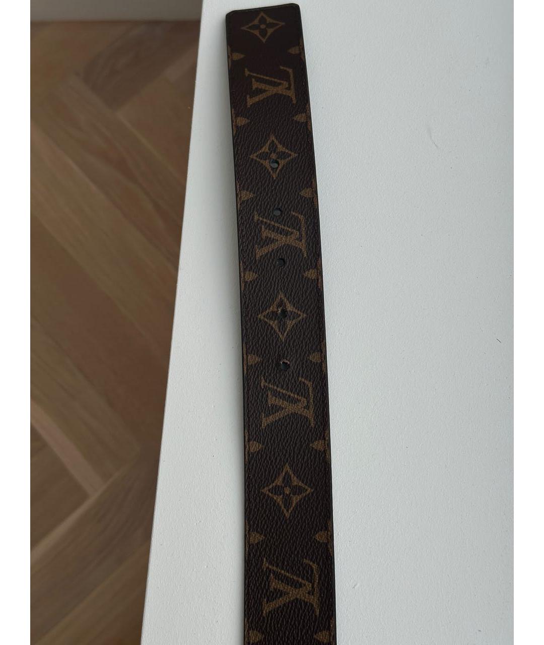 LOUIS VUITTON Коричневый ремень, фото 6