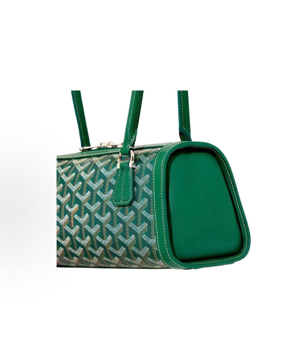 GOYARD Зеленая сумка с короткими ручками, фото 3