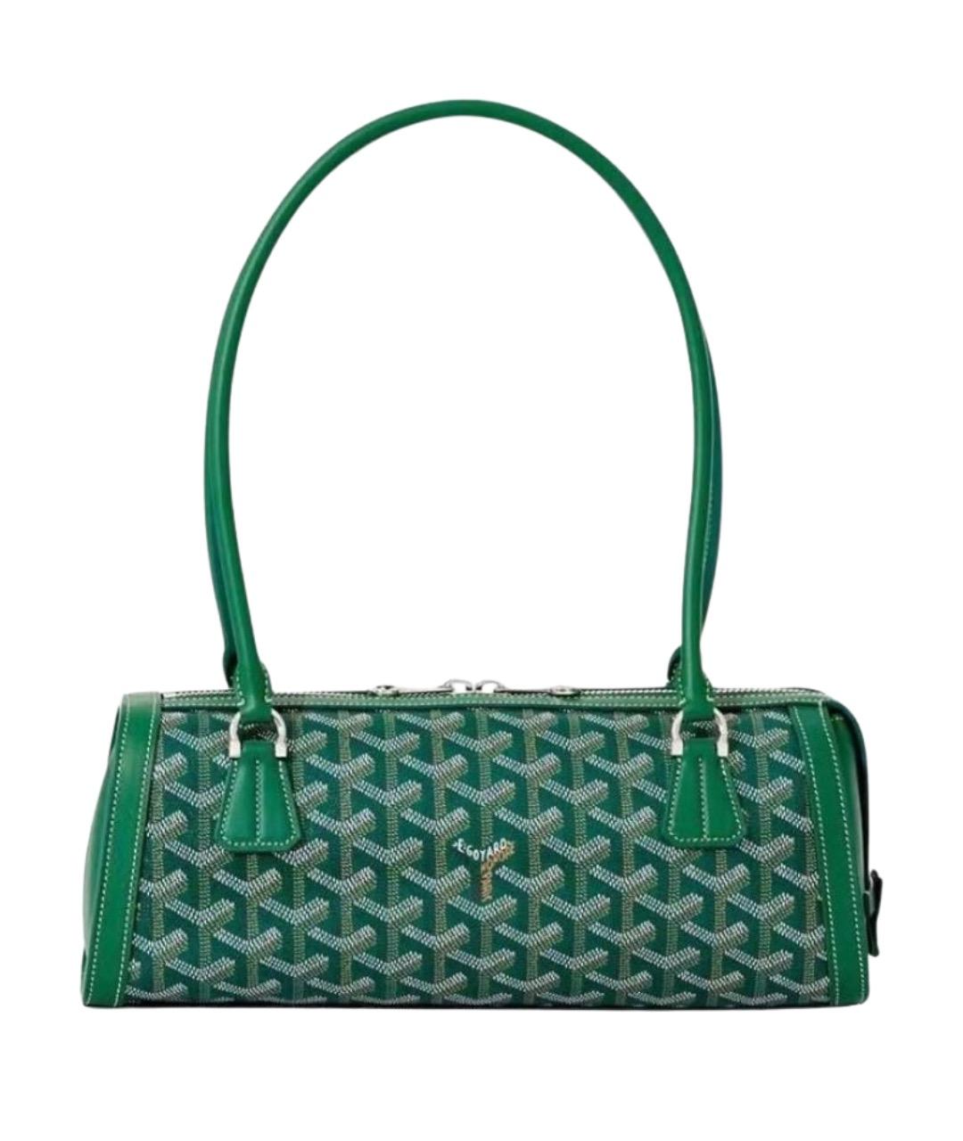 GOYARD Зеленая сумка с короткими ручками, фото 1