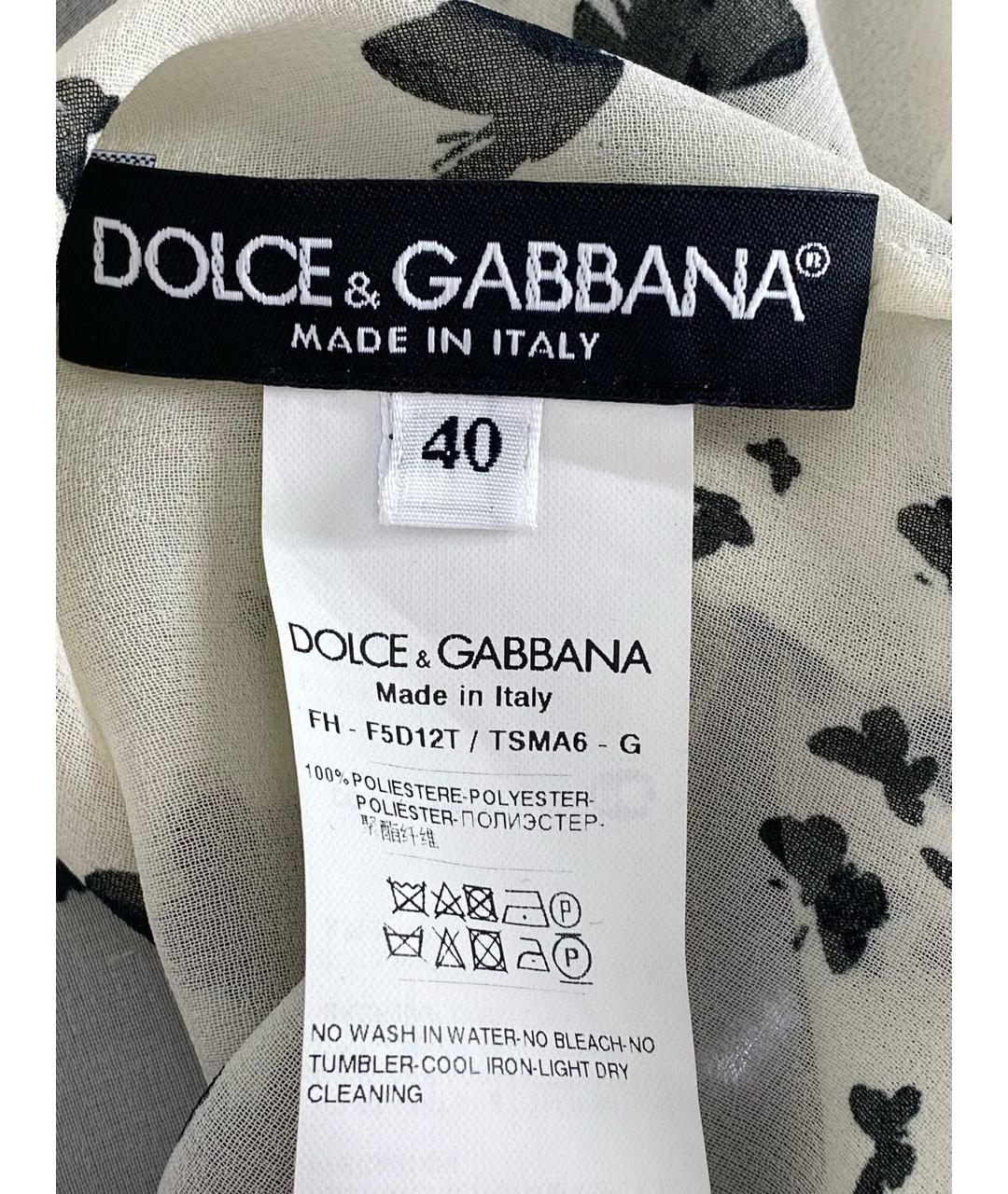 DOLCE&GABBANA Полиэстеровая блузы, фото 6
