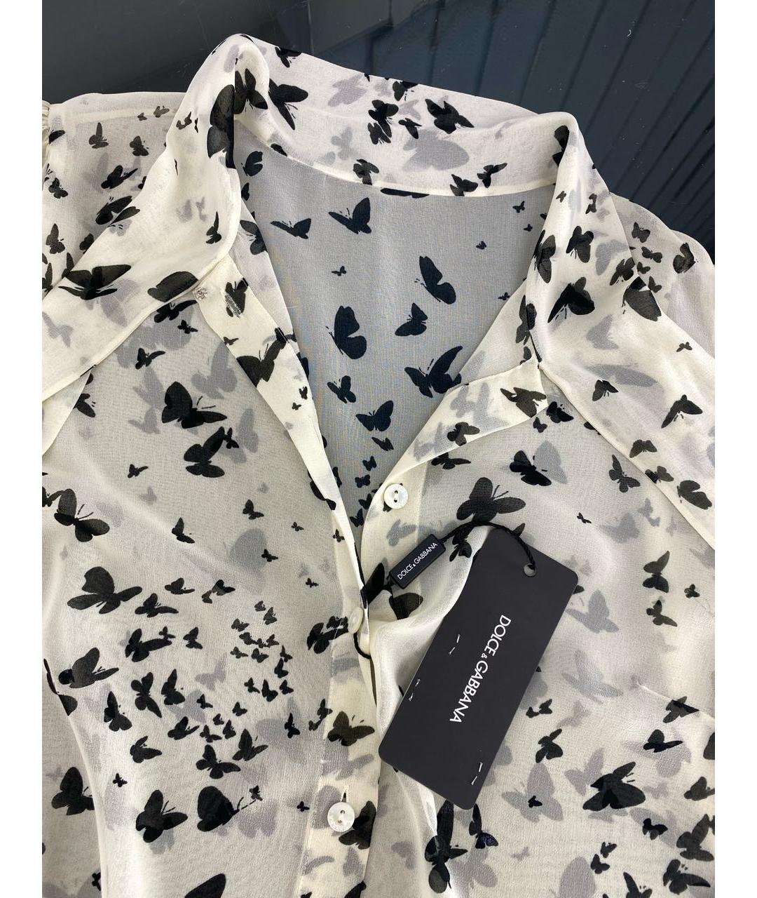 DOLCE&GABBANA Полиэстеровая блузы, фото 3