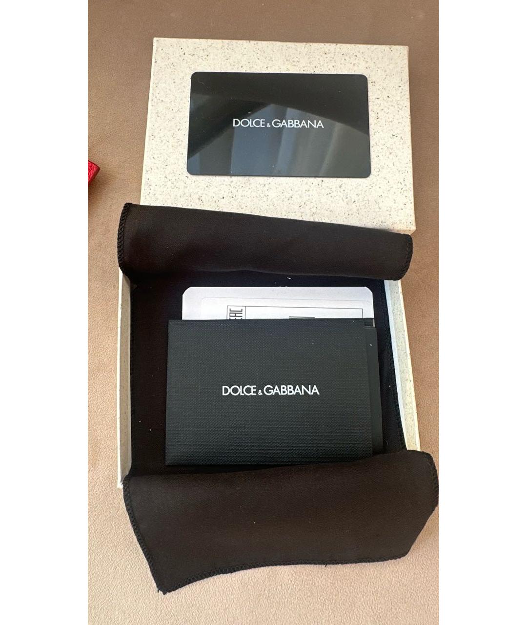 DOLCE&GABBANA Красный кожаный кардхолдер, фото 3