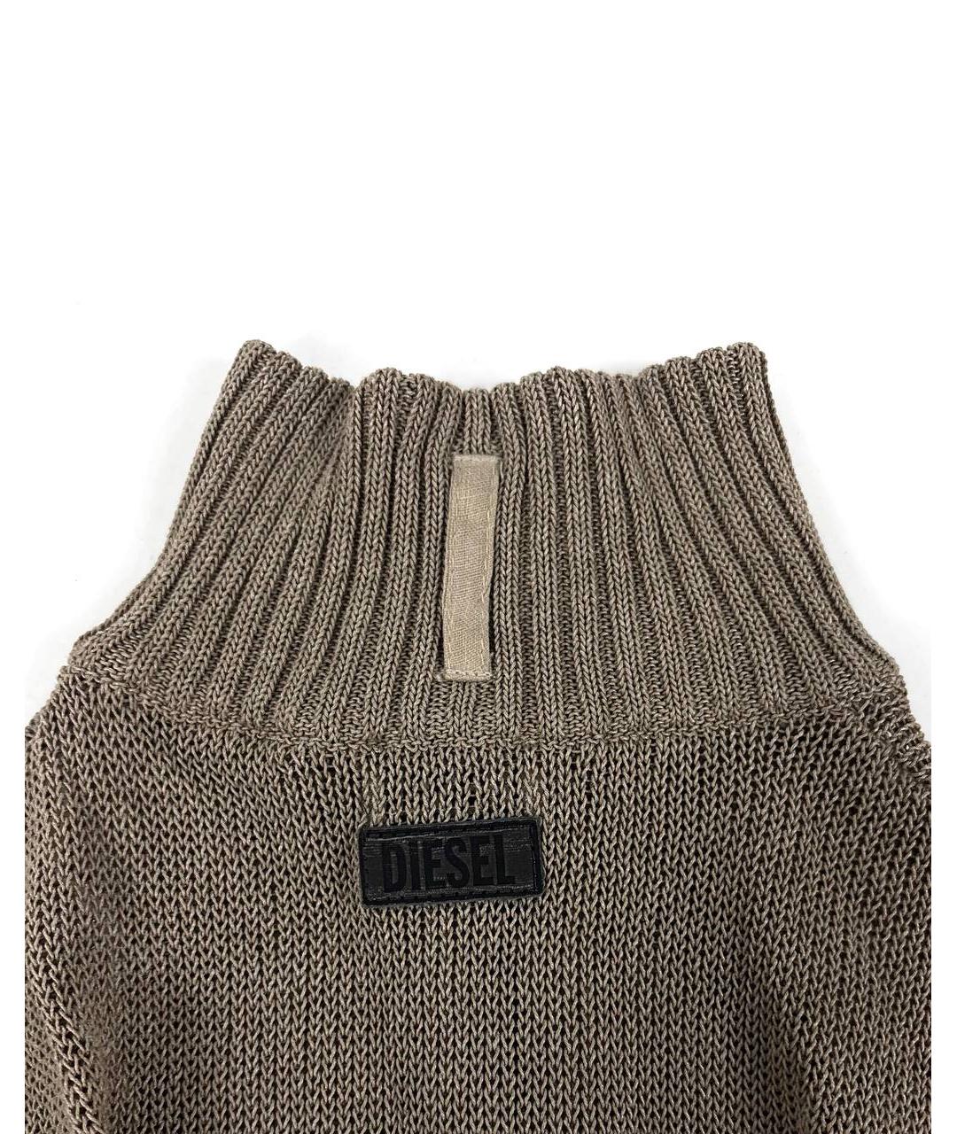 DIESEL Бежевый вискозный джемпер / свитер, фото 4