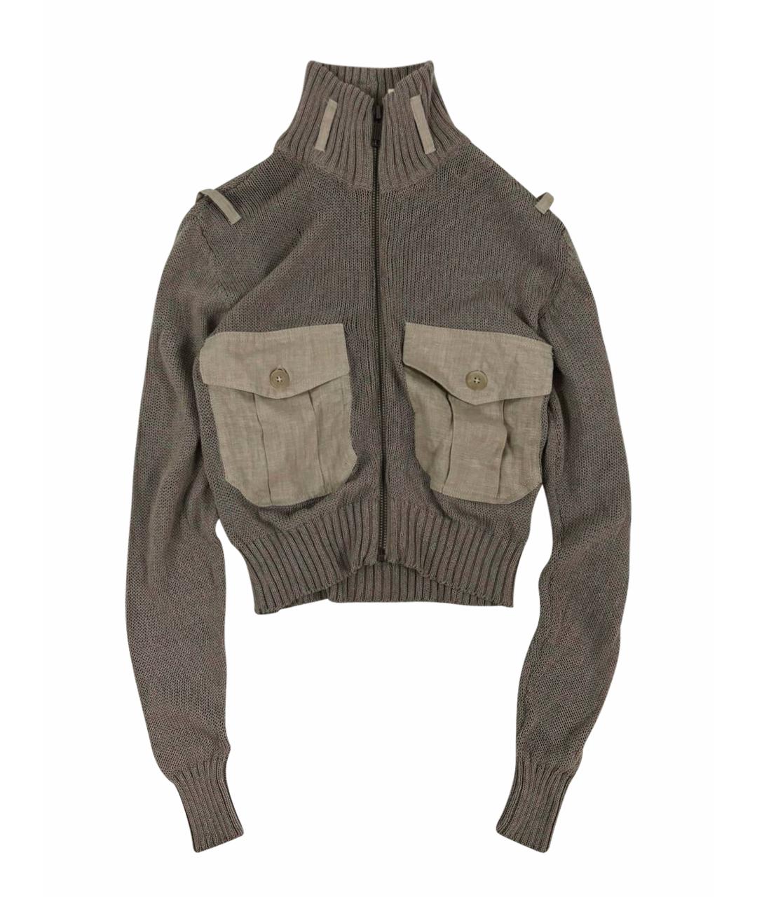 DIESEL Бежевый вискозный джемпер / свитер, фото 1