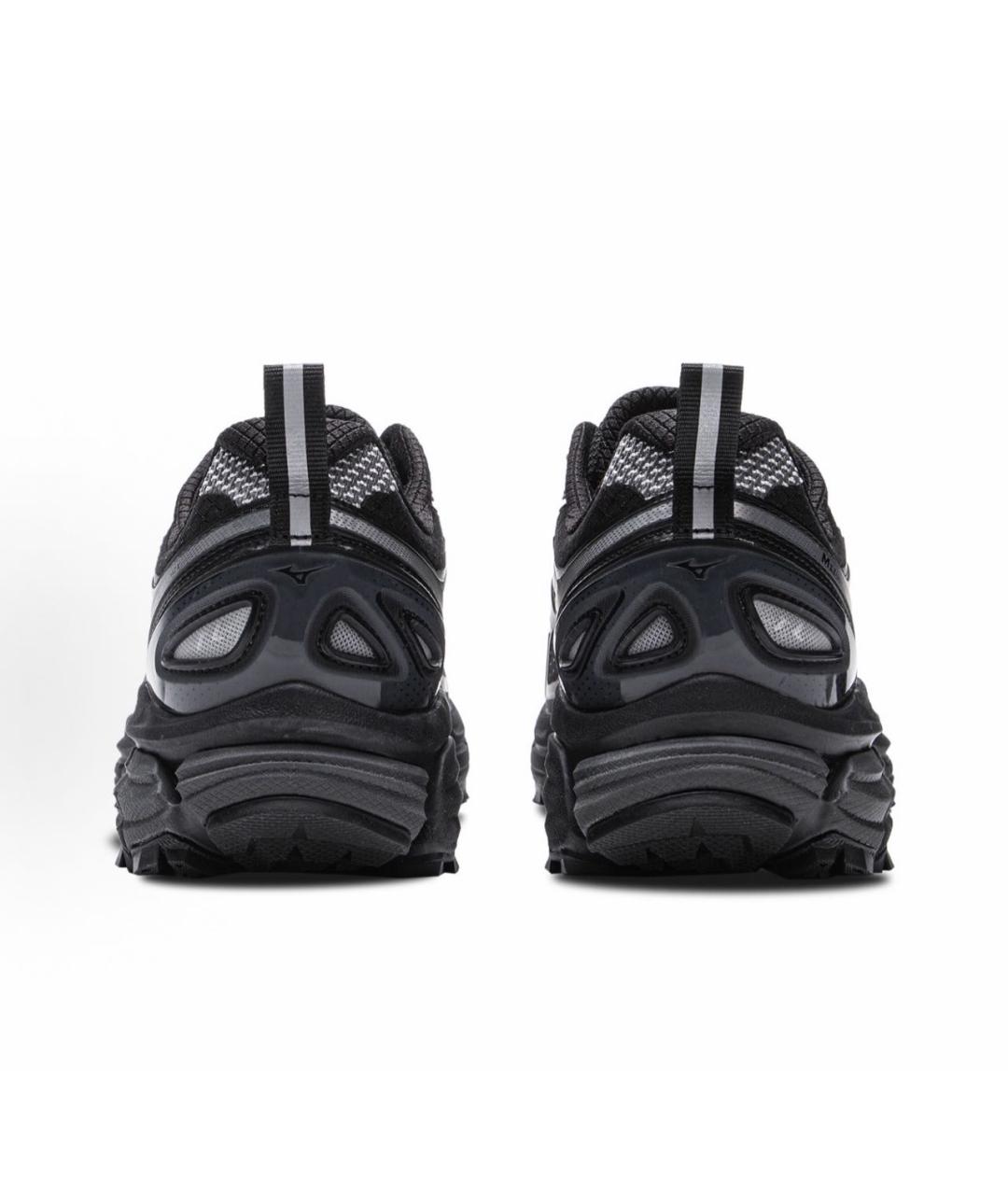 MIZUNO Черные текстильные низкие кроссовки / кеды, фото 4