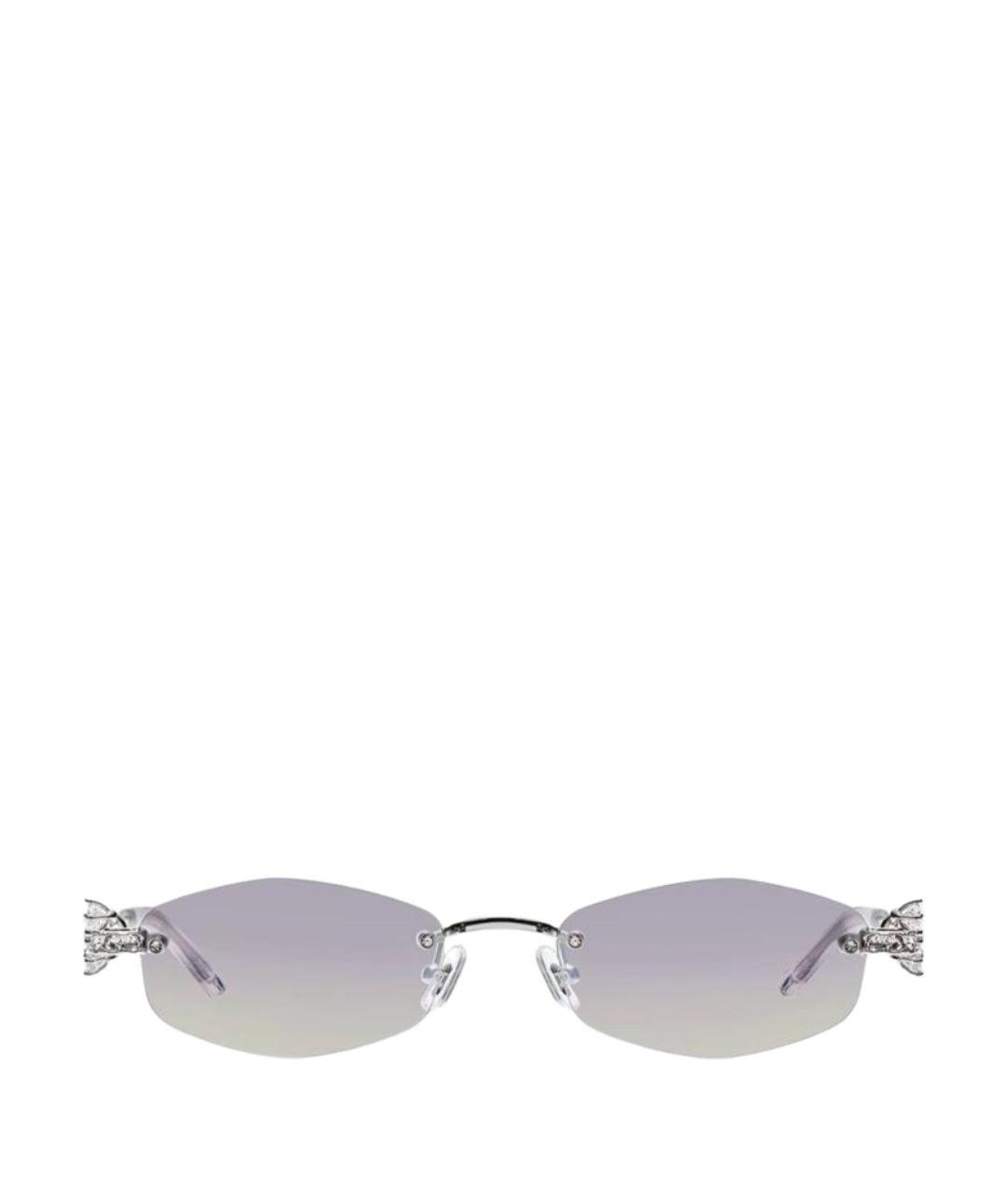 GENTLE MONSTER Серебряные металлические солнцезащитные очки, фото 1