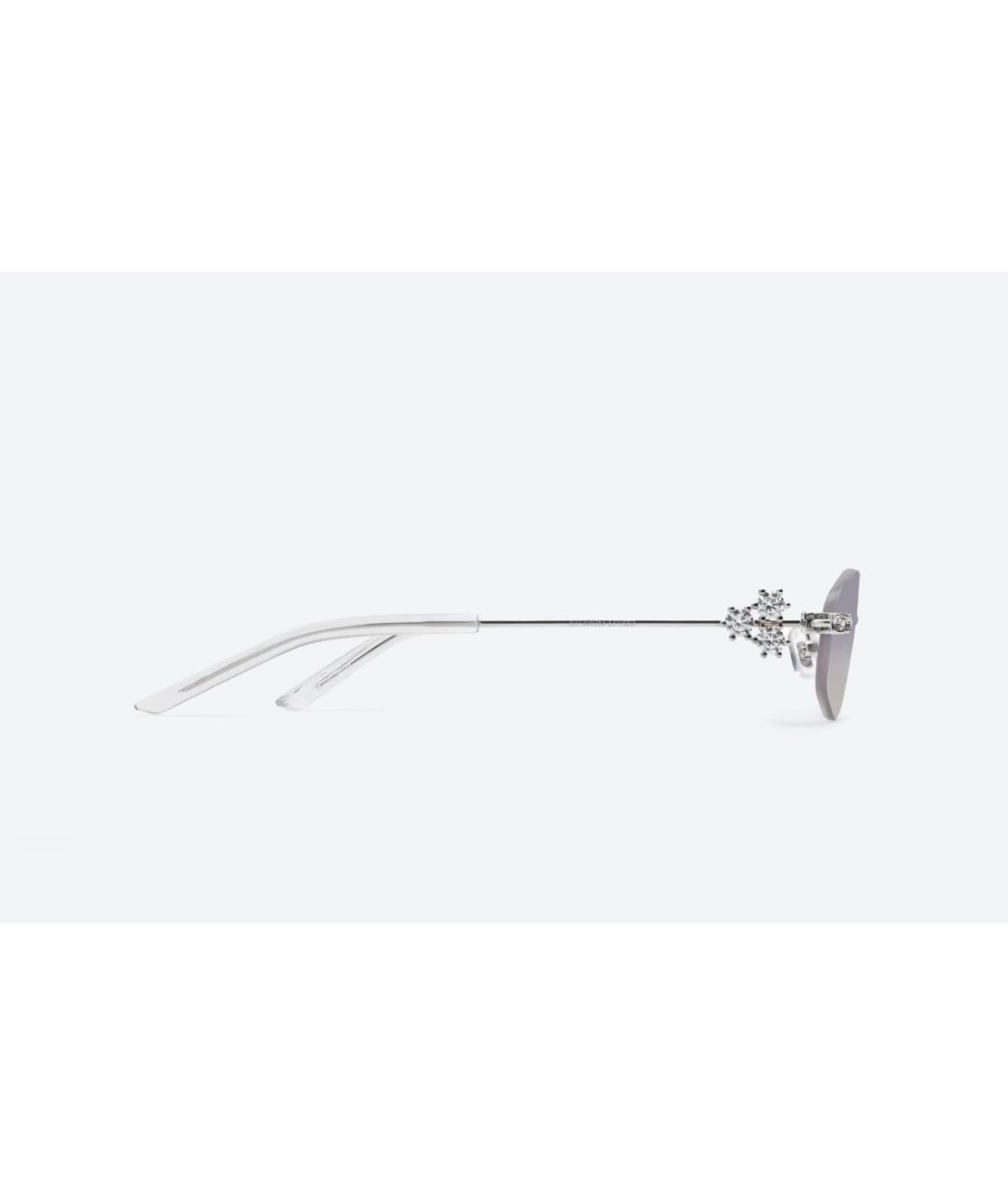 GENTLE MONSTER Серебряные металлические солнцезащитные очки, фото 4