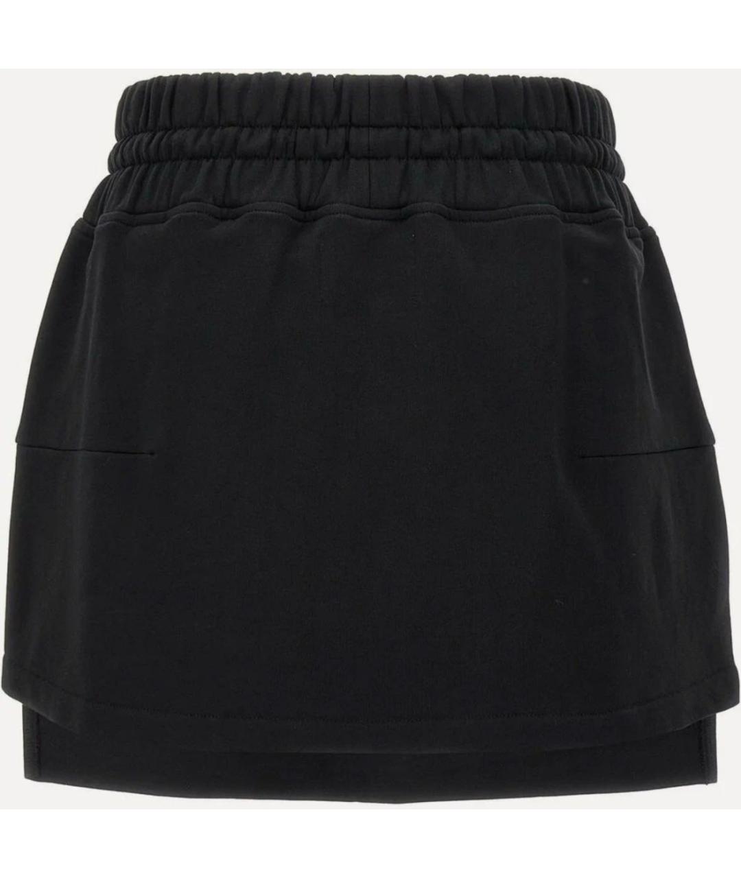 VIVIENNE WESTWOOD Черная хлопковая юбка мини, фото 2