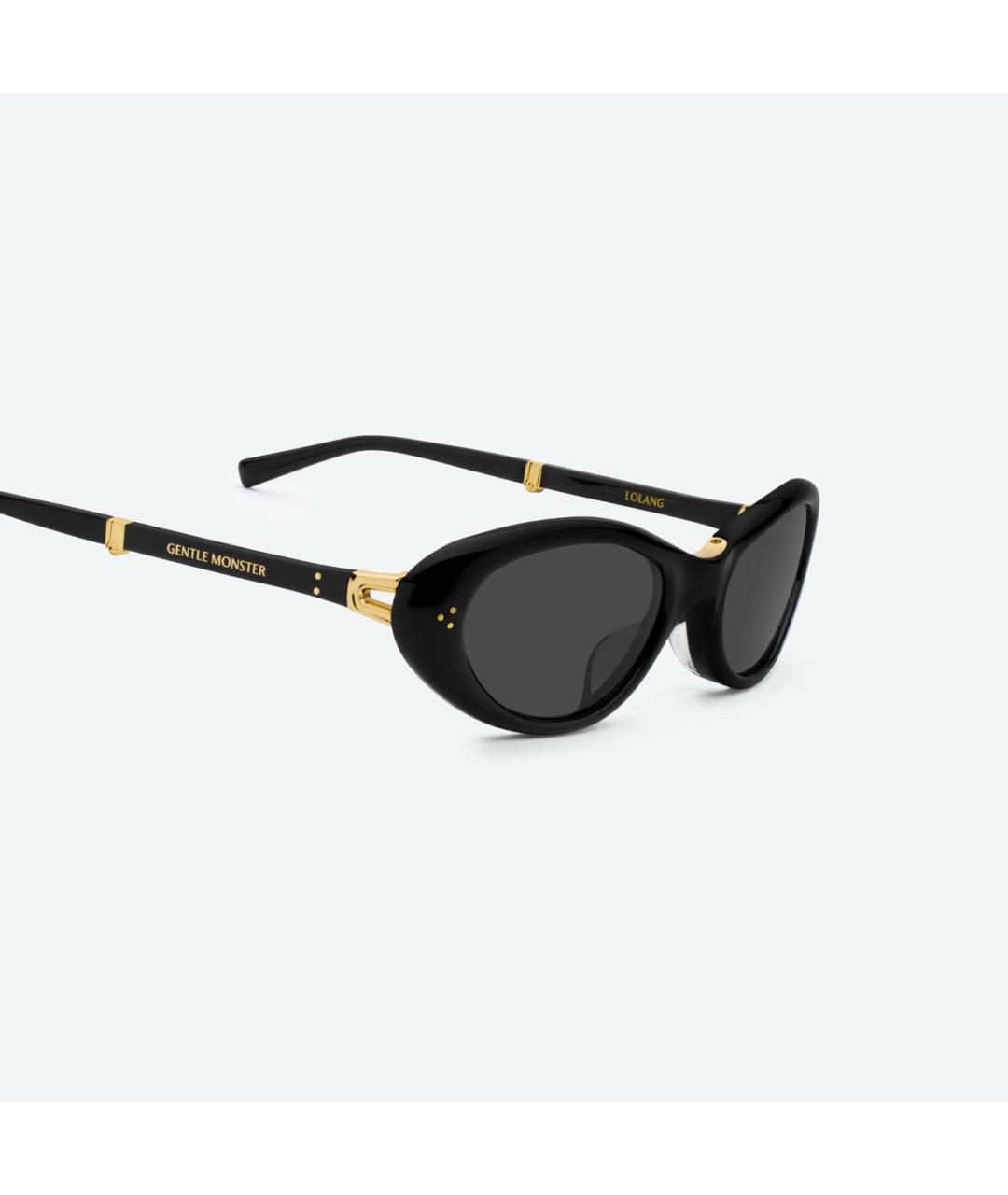GENTLE MONSTER Черные пластиковые солнцезащитные очки, фото 5