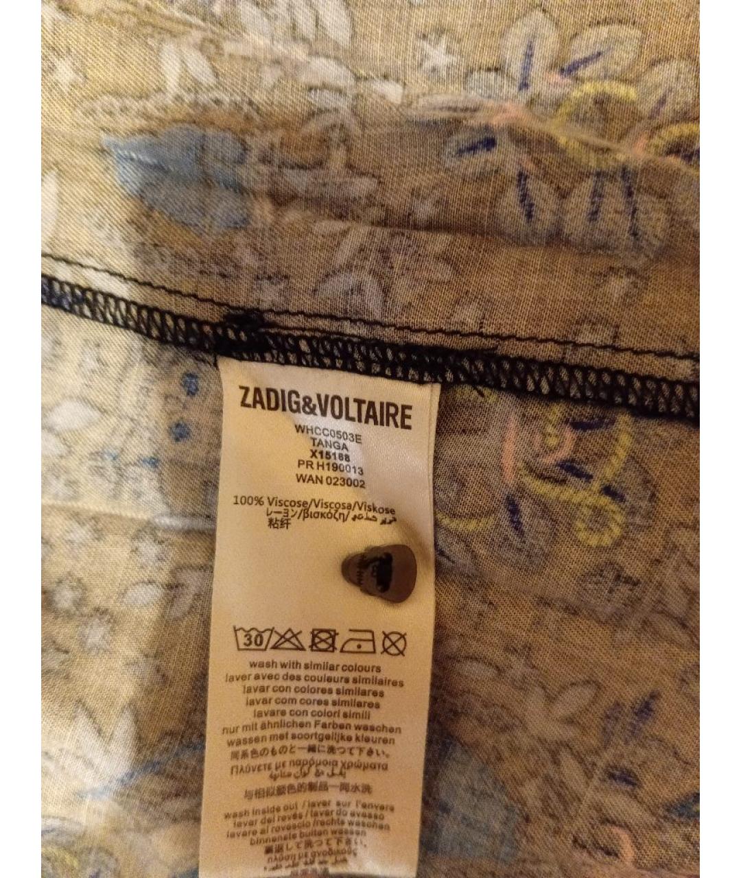 ZADIG & VOLTAIRE Вискозная рубашка/блузка, фото 4