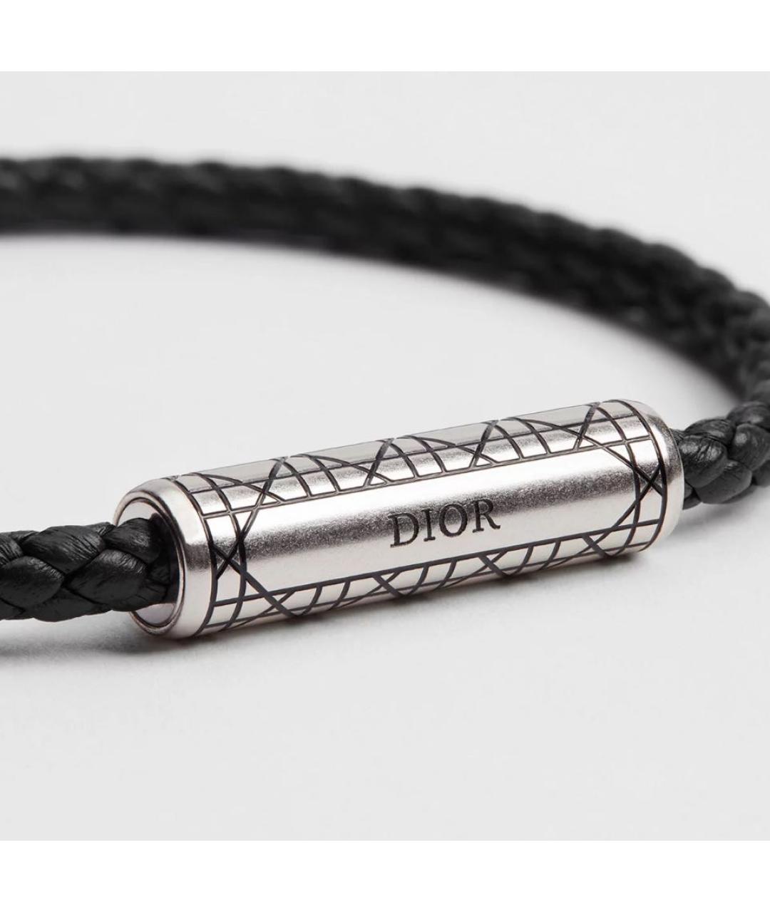 CHRISTIAN DIOR Черный браслет, фото 3