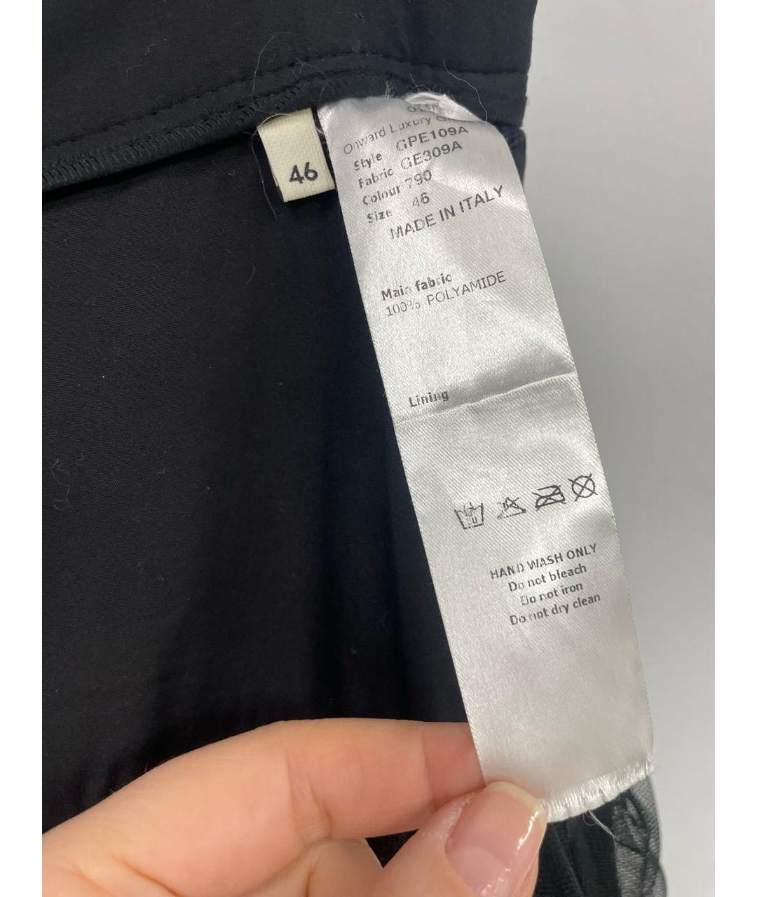 JEAN PAUL GAULTIER Черная полиамидовая юбка миди, фото 6