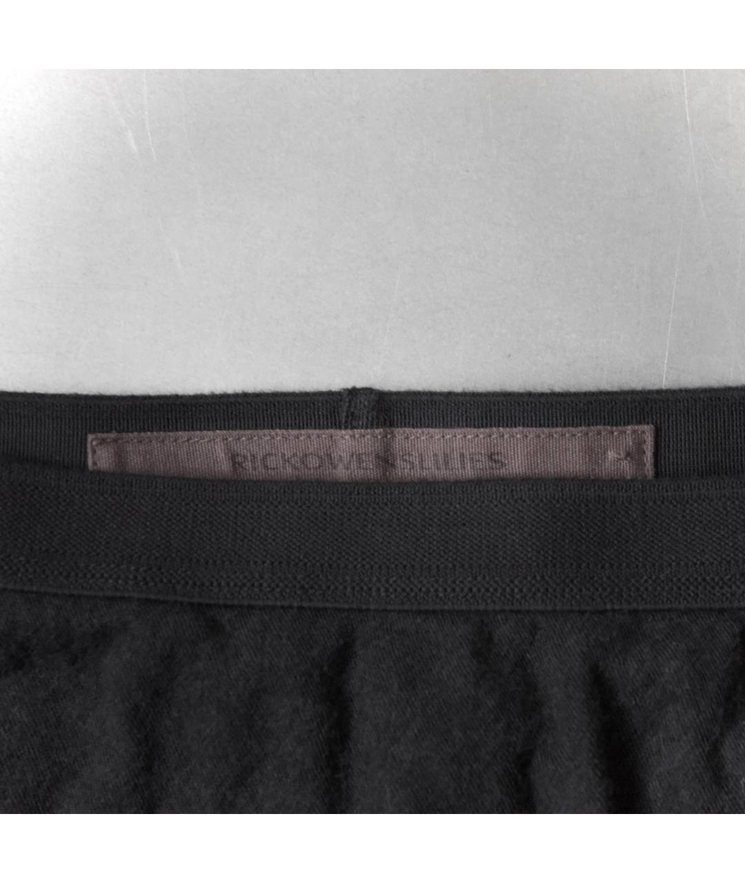 RICK OWENS Серая вискозная юбка миди, фото 3