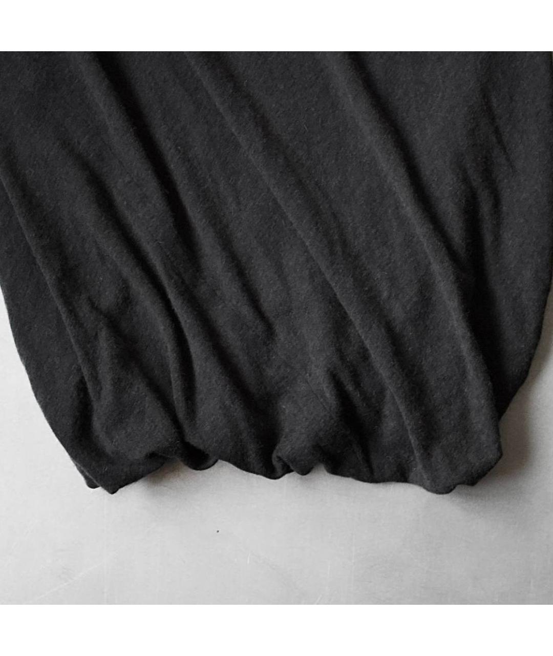 RICK OWENS Серая вискозная юбка миди, фото 2