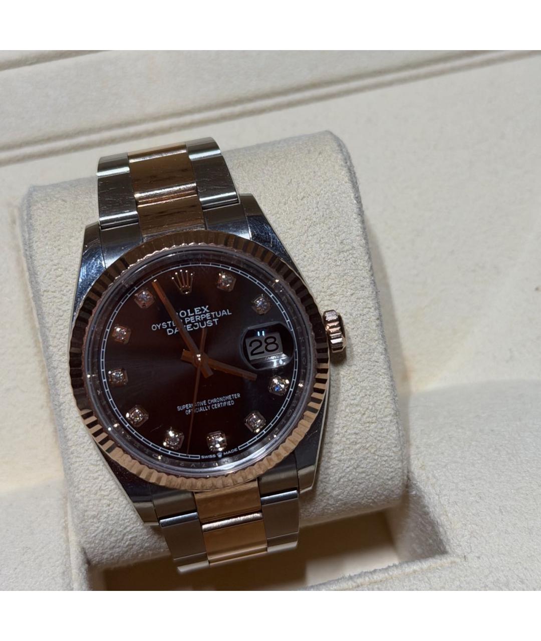 ROLEX Золотые часы из розового золота, фото 6