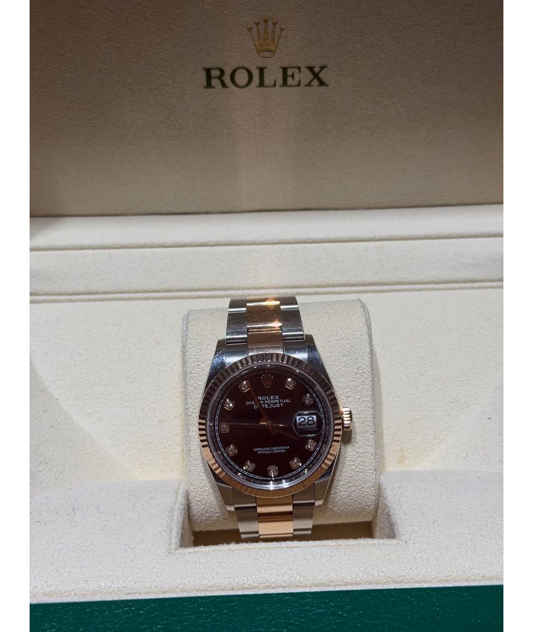 ROLEX Золотые часы из розового золота, фото 7