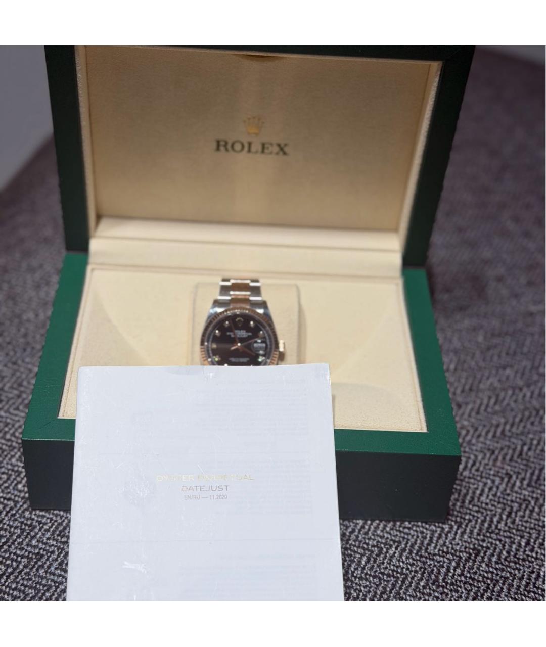 ROLEX Золотые часы из розового золота, фото 4