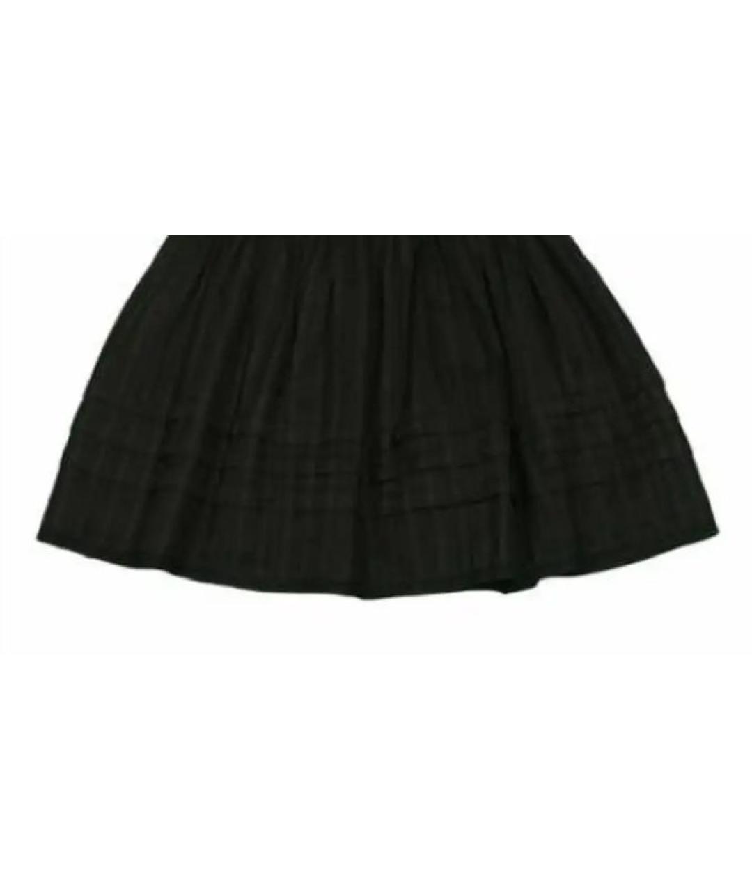 ZADIG & VOLTAIRE KIDS Черная хлопковая юбка, фото 4