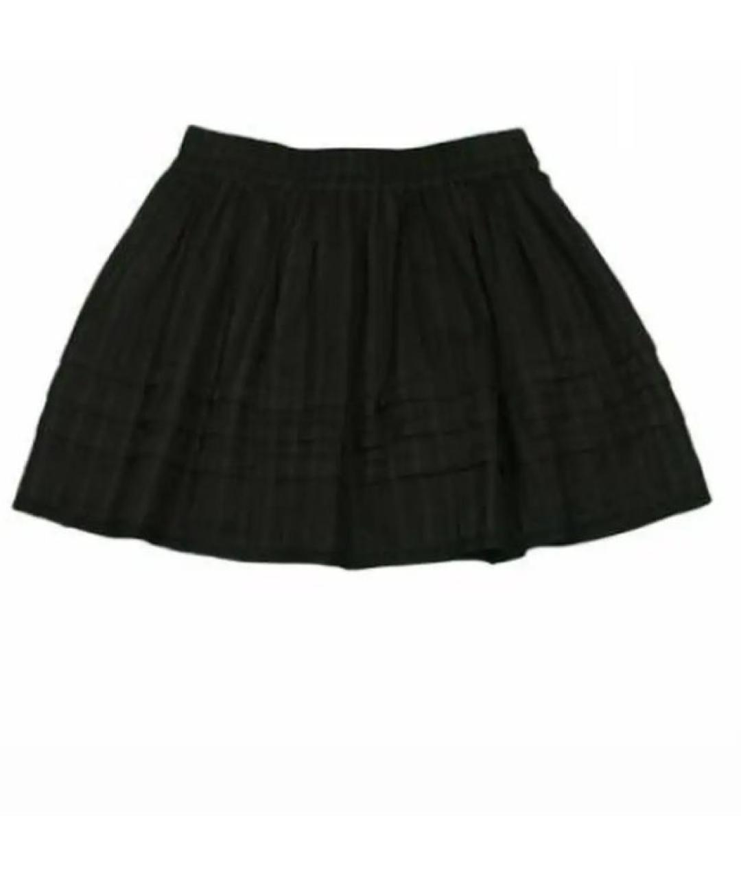 ZADIG & VOLTAIRE KIDS Черная хлопковая юбка, фото 2