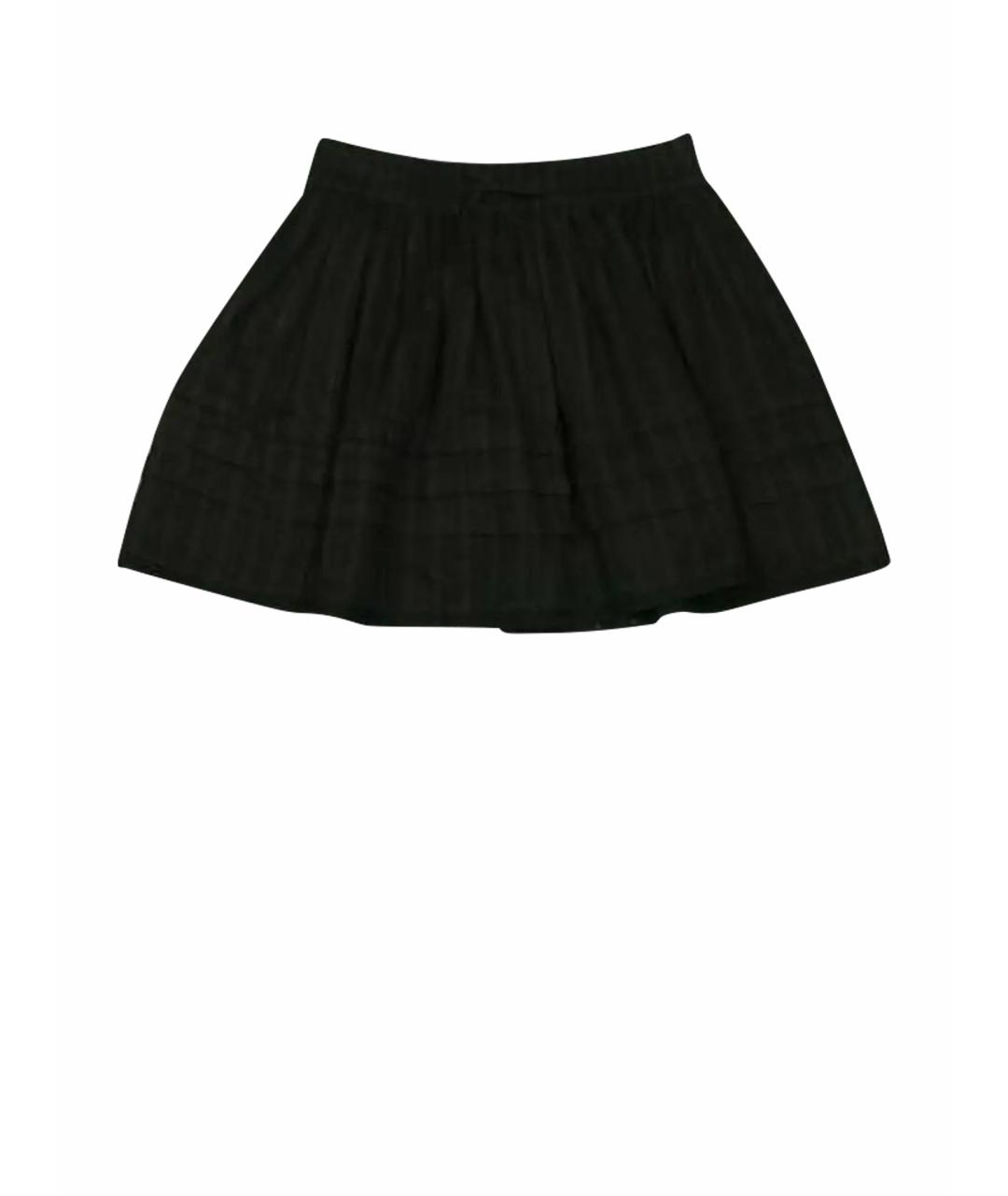 ZADIG & VOLTAIRE KIDS Черная хлопковая юбка, фото 1