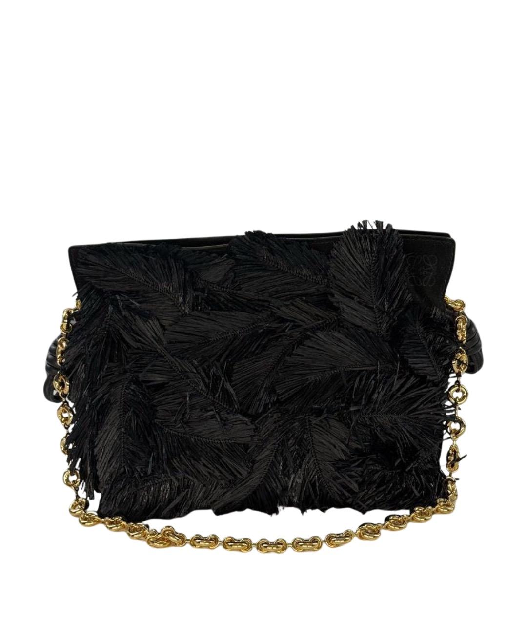 LOEWE Черная кожаная сумка через плечо, фото 1