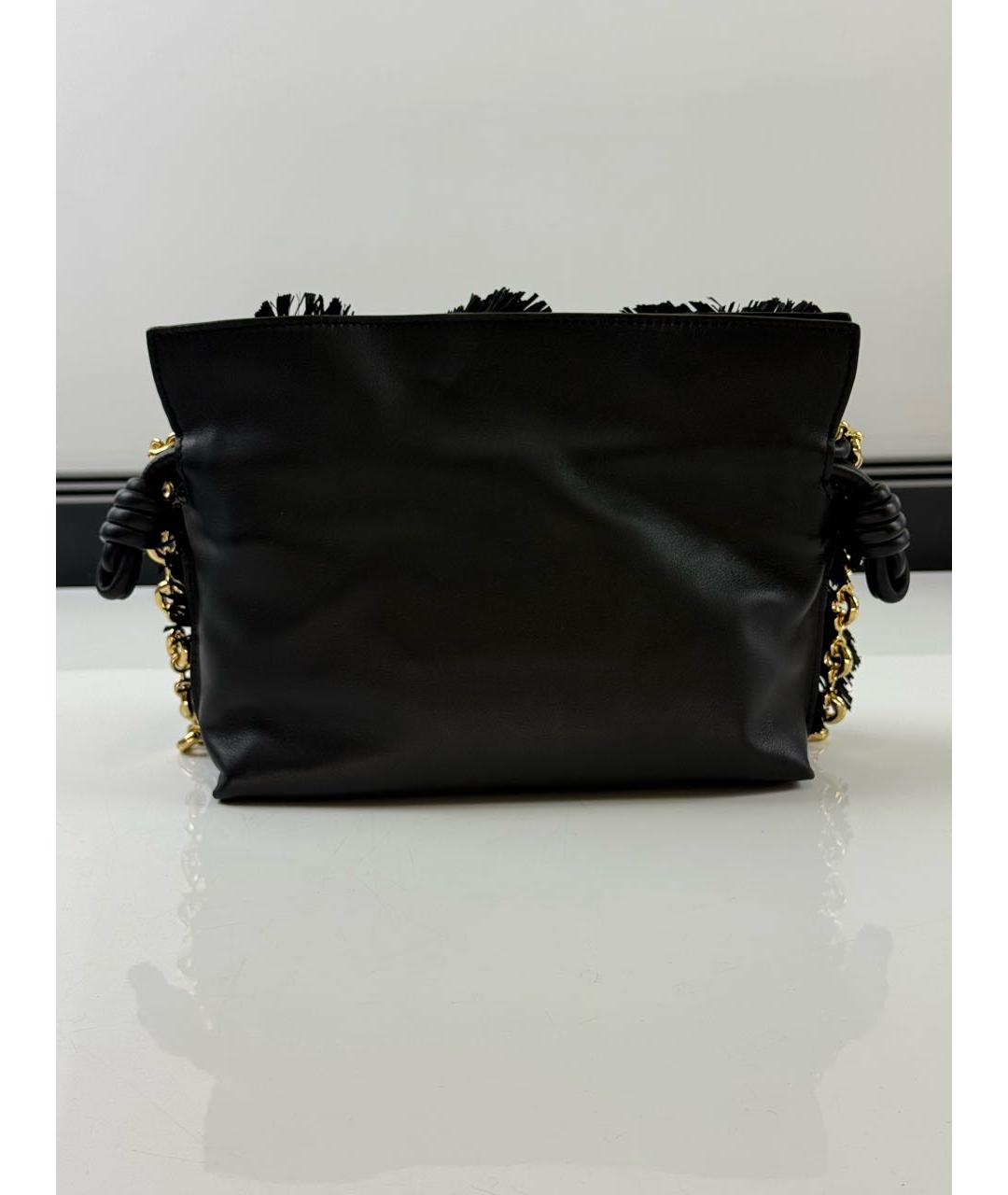 LOEWE Черная кожаная сумка через плечо, фото 3