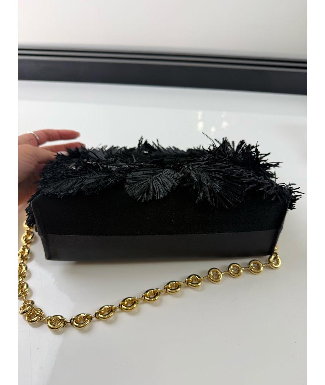 LOEWE Черная кожаная сумка через плечо, фото 6