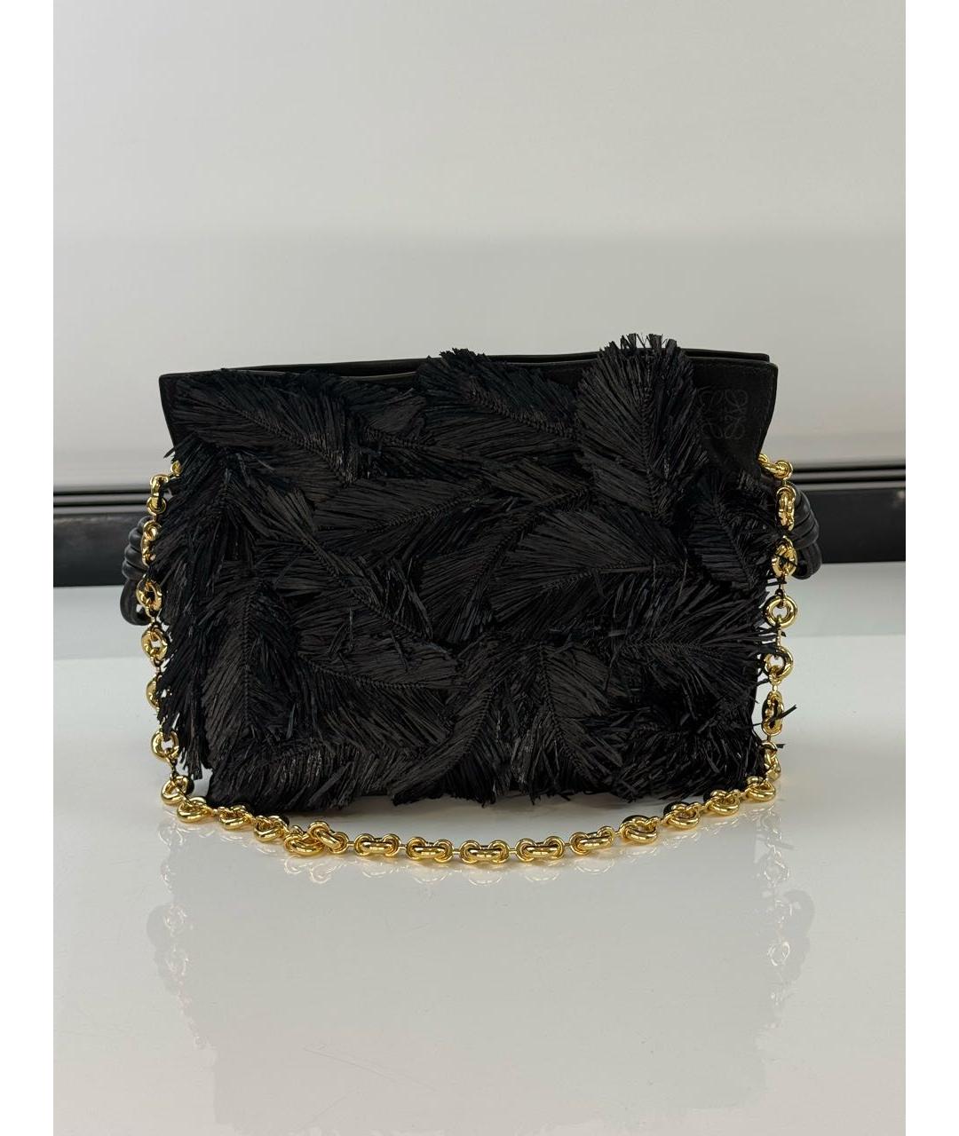 LOEWE Черная кожаная сумка через плечо, фото 8