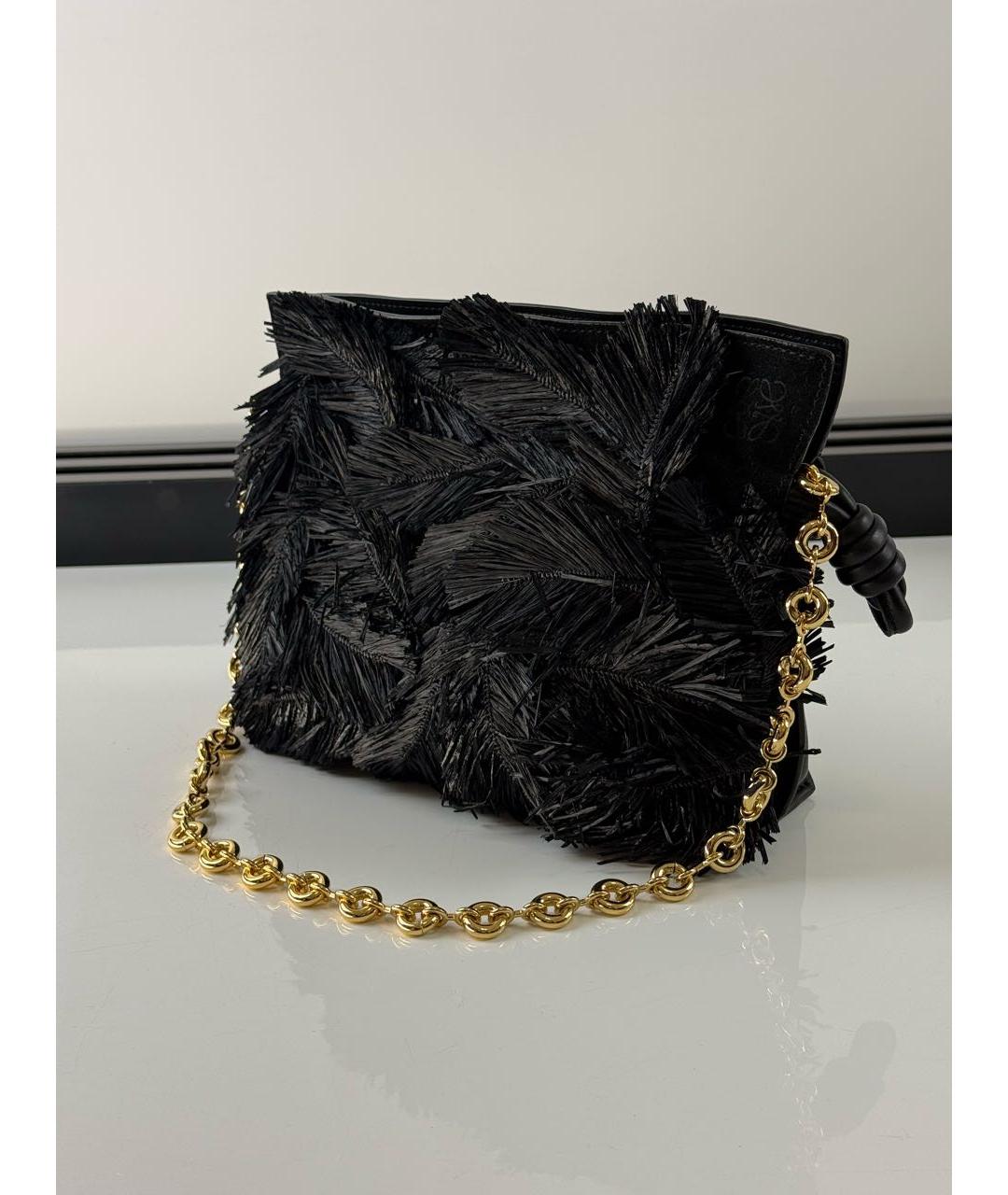 LOEWE Черная кожаная сумка через плечо, фото 2