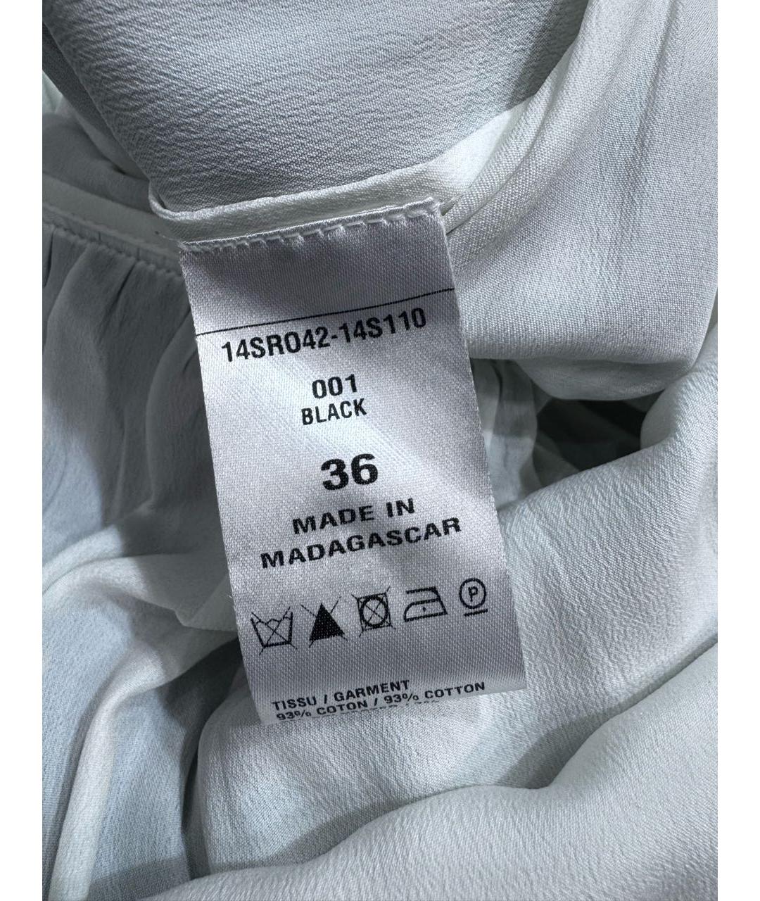 CHLOE Черное хлопковое коктейльное платье, фото 7