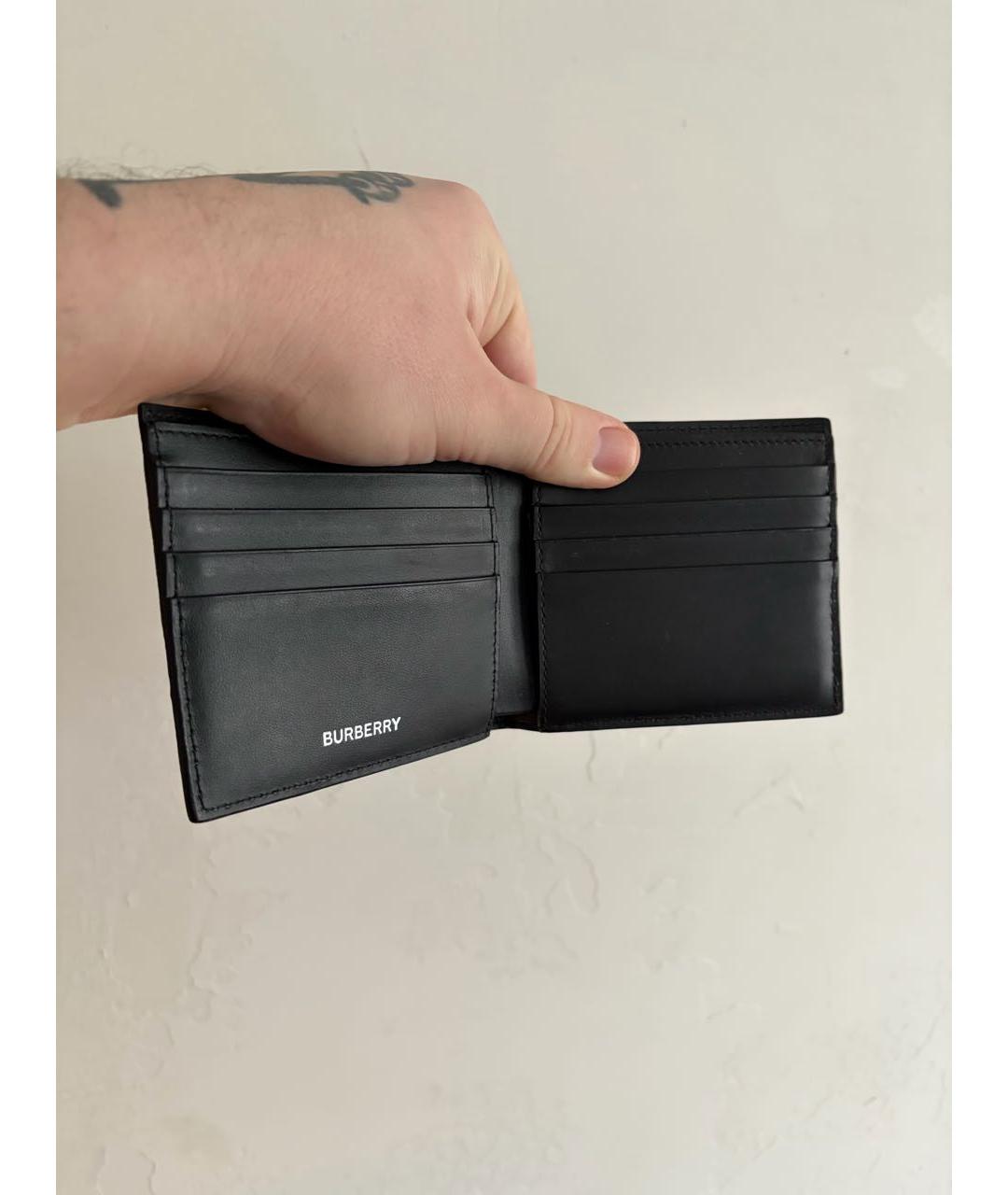 BURBERRY Темно-синий кошелек, фото 3