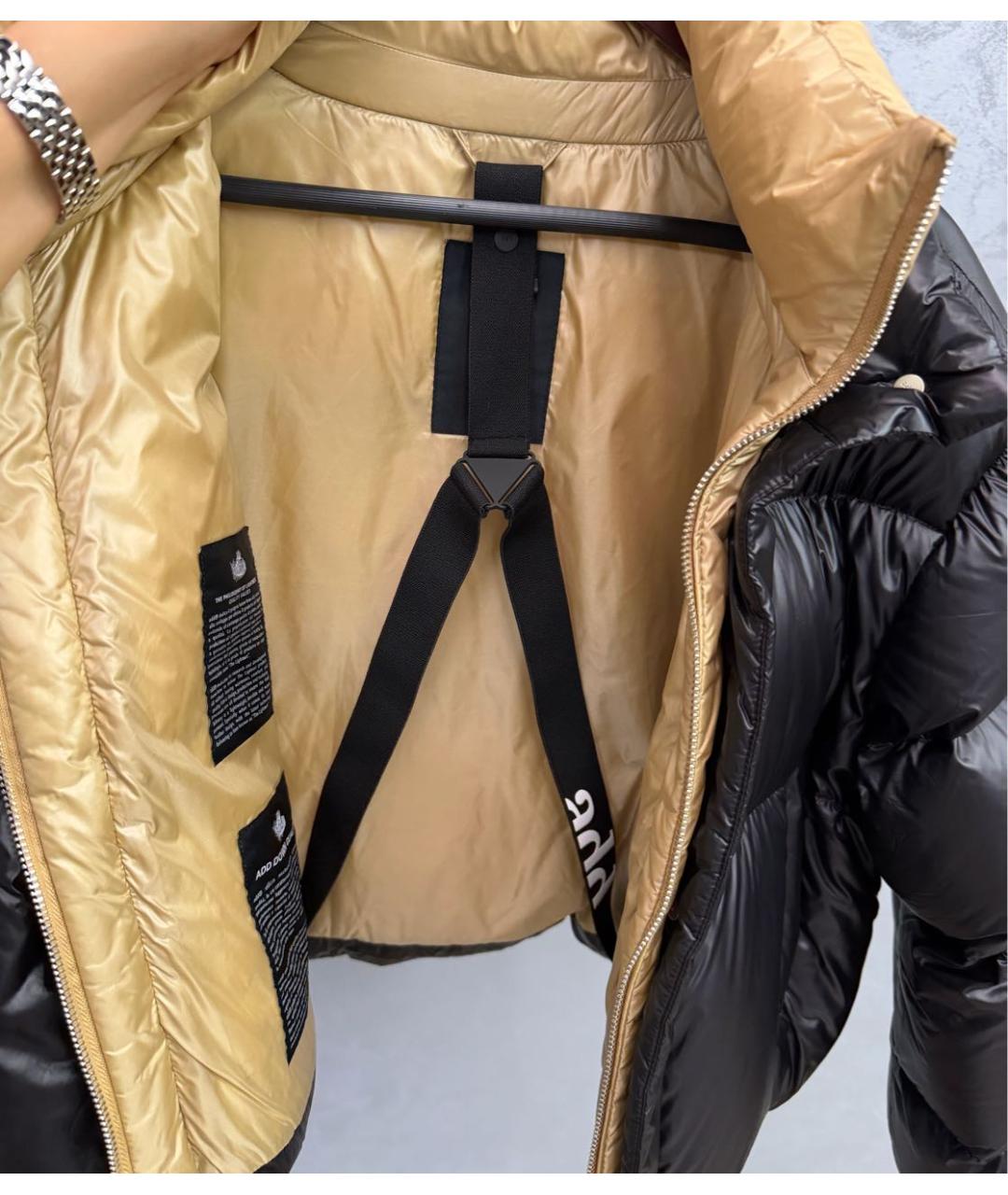 ADD Черный полиамидовый пуховик, фото 5