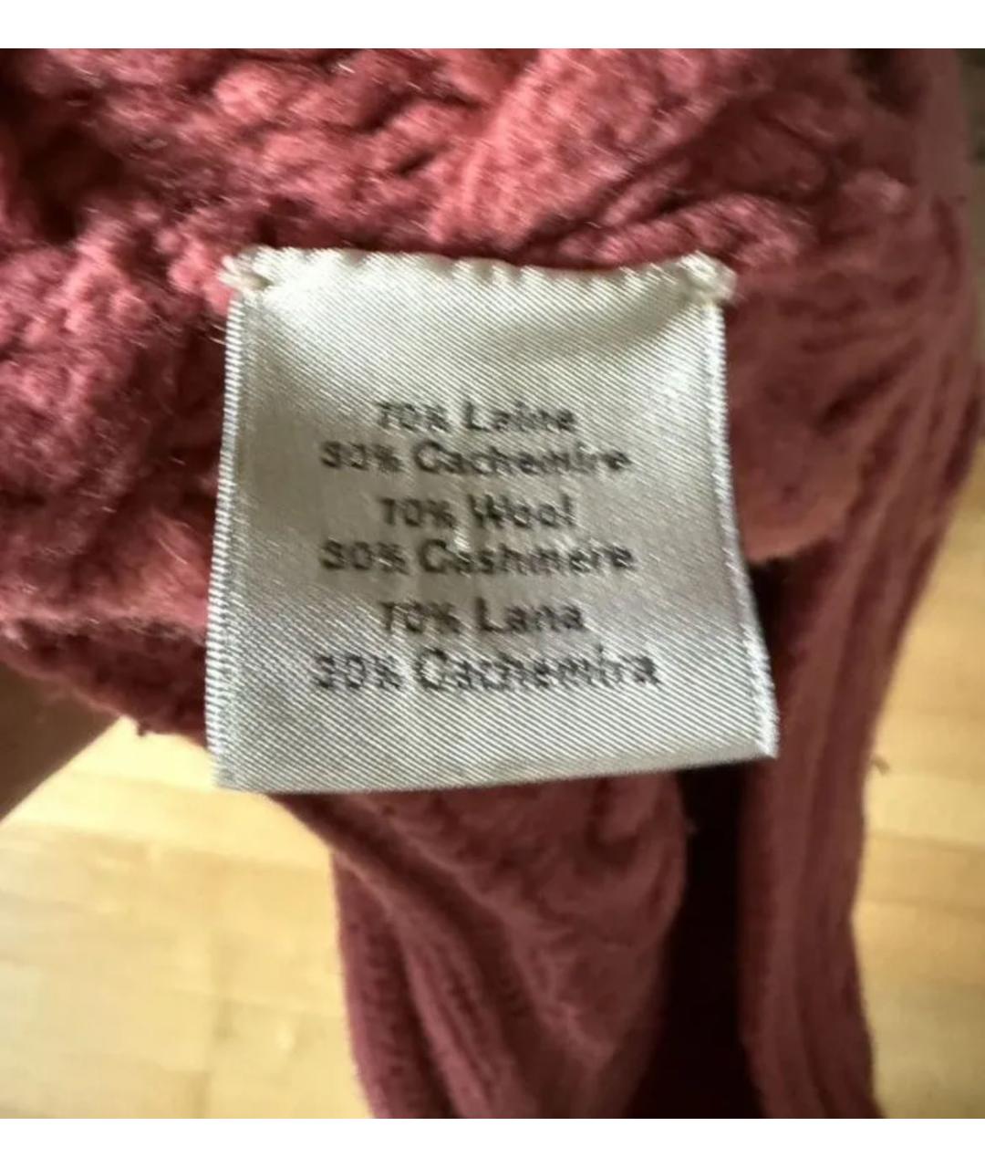 HERMES Розовый кашемировый джемпер / свитер, фото 5