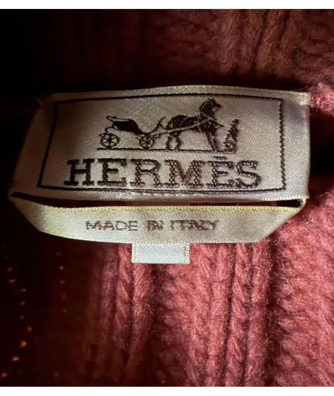 HERMES Розовый кашемировый джемпер / свитер, фото 6