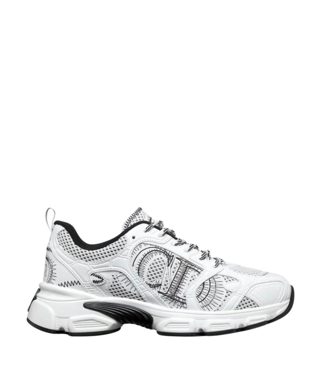 CHRISTIAN DIOR Белые текстильные кроссовки, фото 1