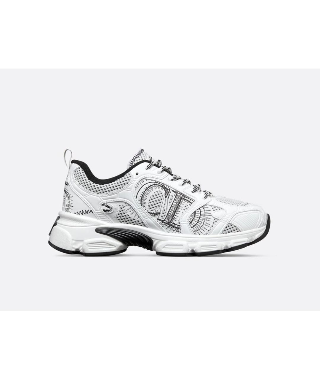 CHRISTIAN DIOR Белые текстильные кроссовки, фото 9