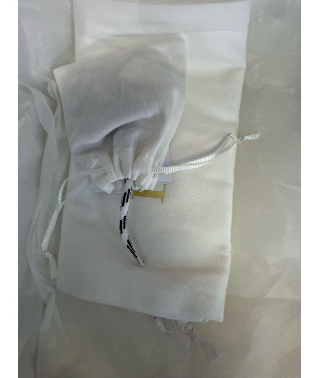 CHRISTIAN DIOR Белые текстильные кроссовки, фото 6