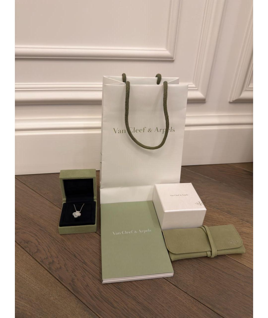 VAN CLEEF & ARPELS Белое колье из белого золота, фото 4