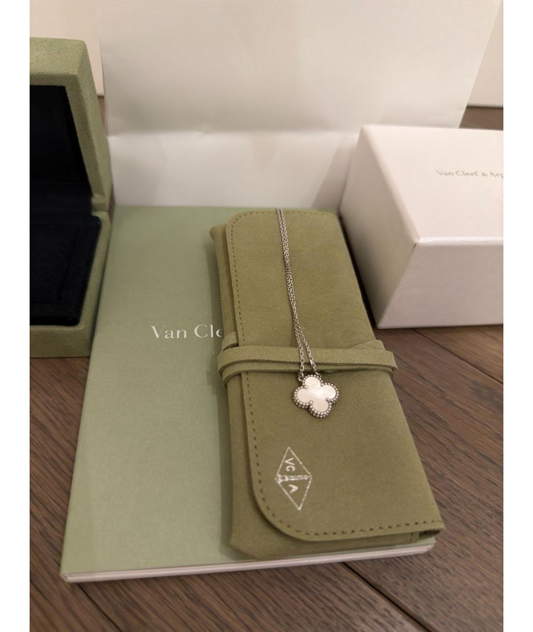 VAN CLEEF & ARPELS Белое колье из белого золота, фото 2