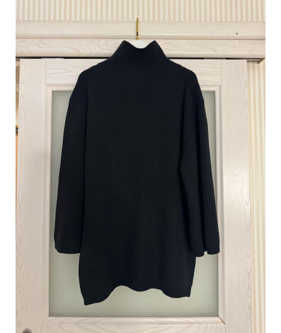 TOTEME Черный шерстяной джемпер / свитер, фото 2