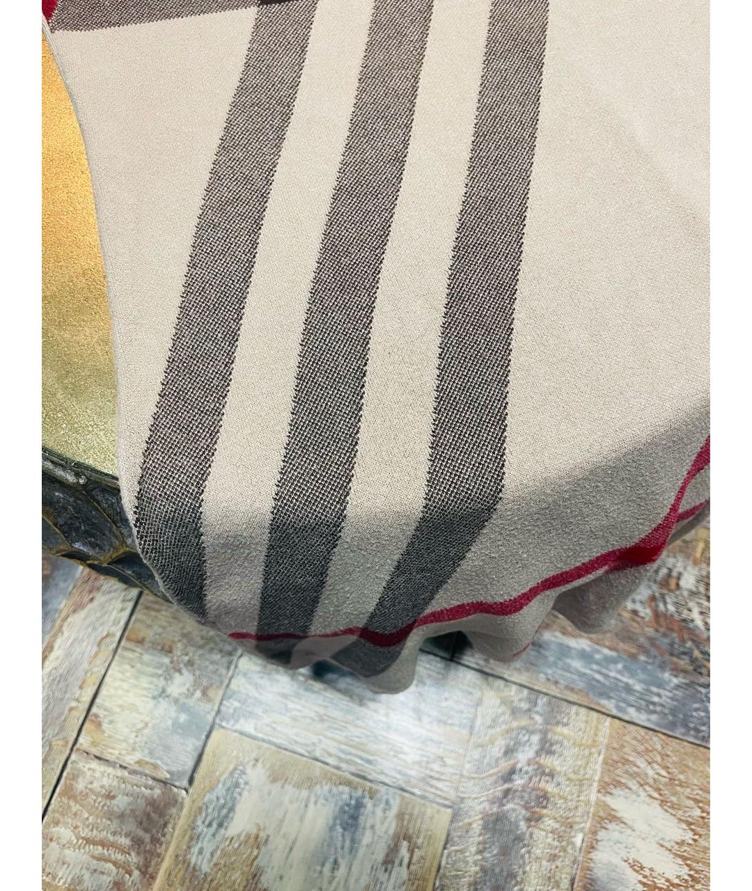 BURBERRY Бежевое вискозное повседневное платье, фото 2