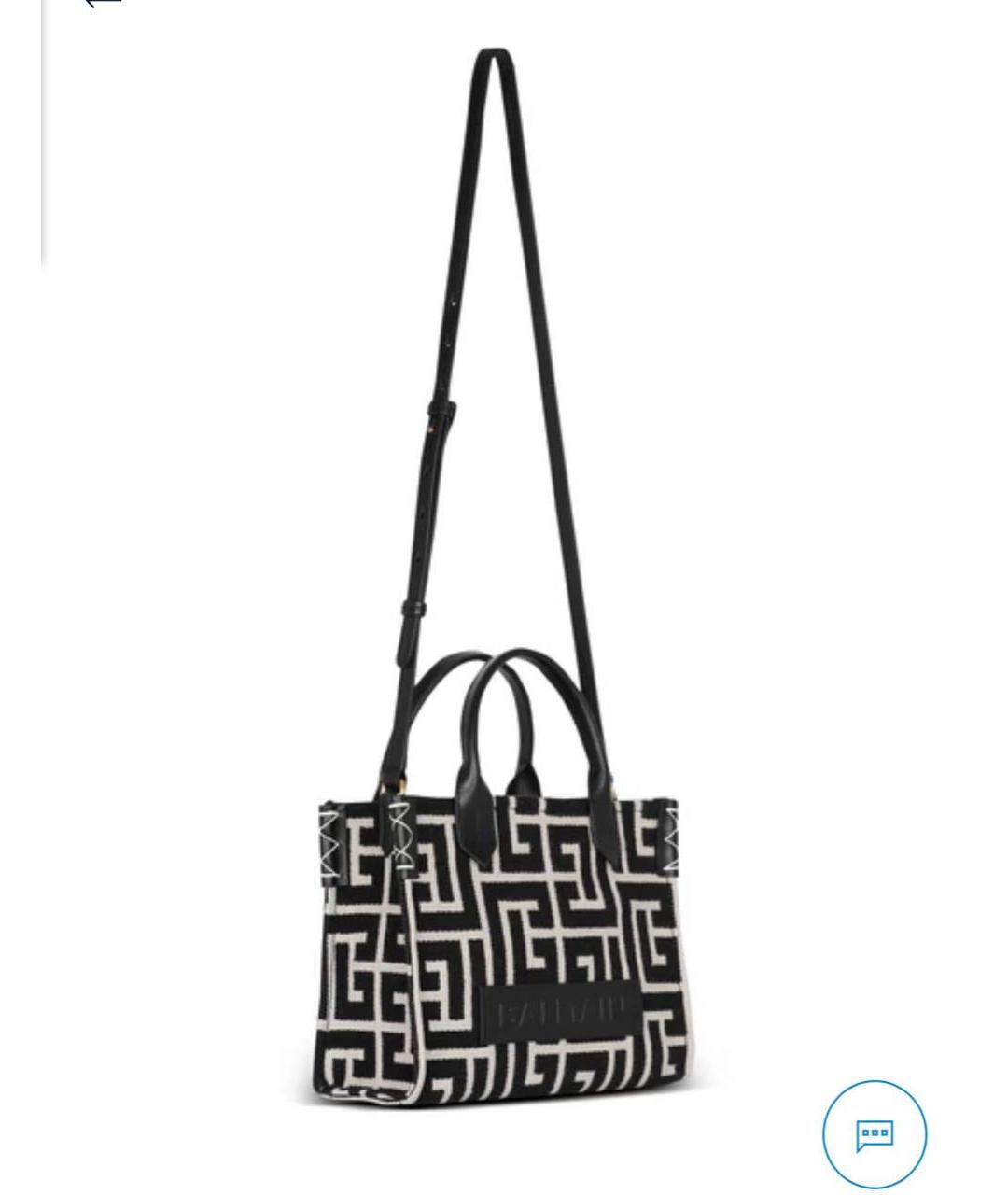 BALMAIN Мульти тканевая сумка с короткими ручками, фото 5