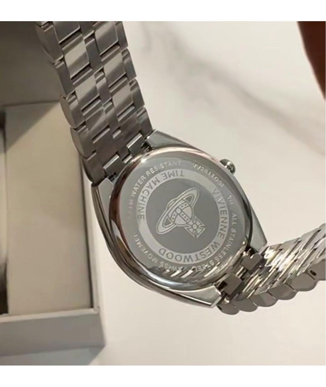 VIVIENNE WESTWOOD Серебряные металлические часы, фото 2