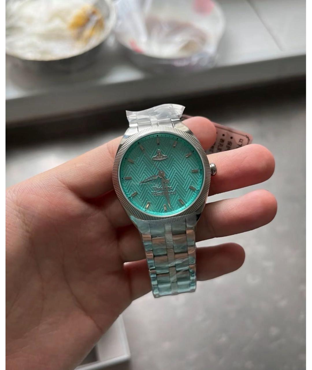 VIVIENNE WESTWOOD Серебряные металлические часы, фото 6