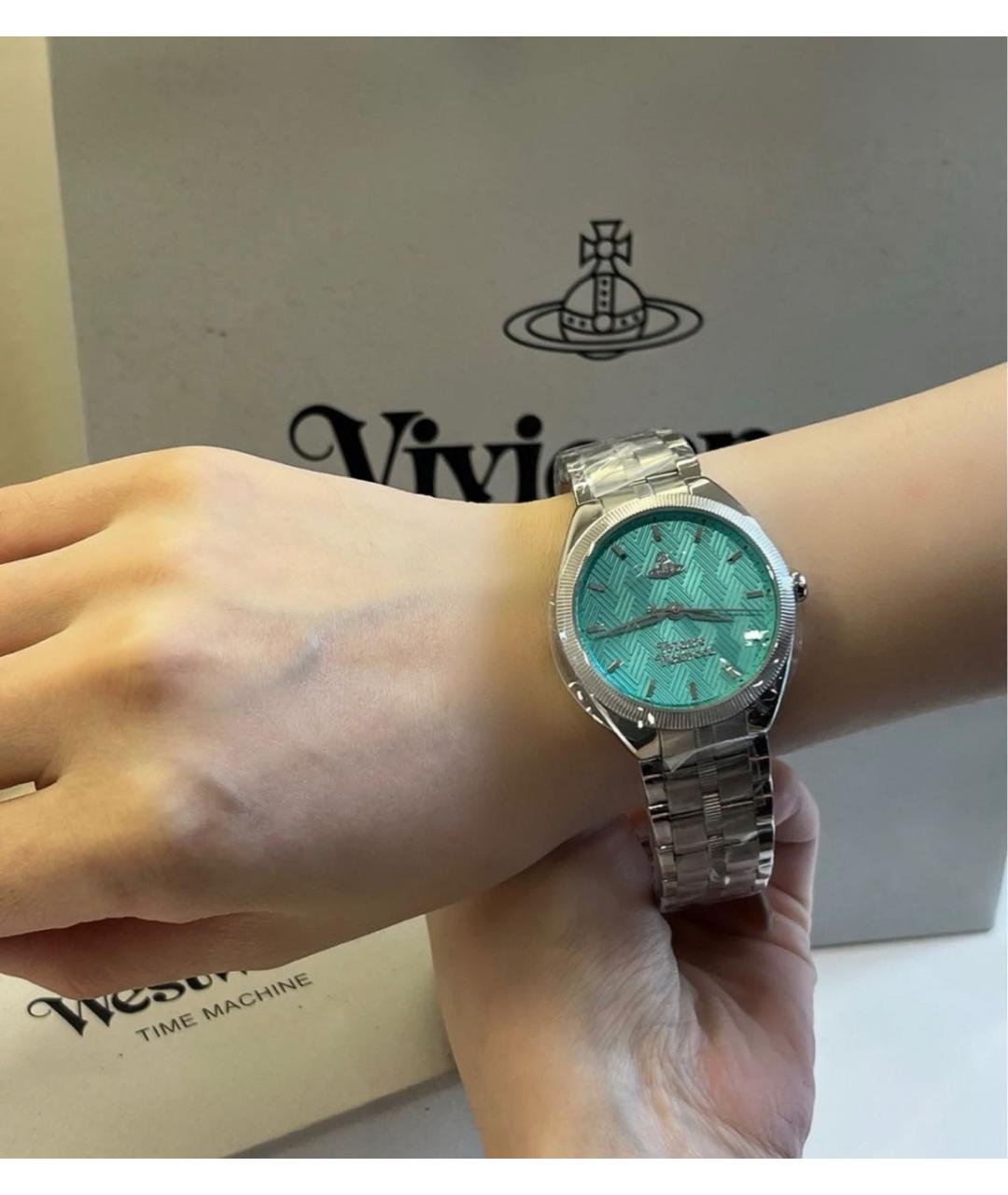 VIVIENNE WESTWOOD Серебряные металлические часы, фото 8