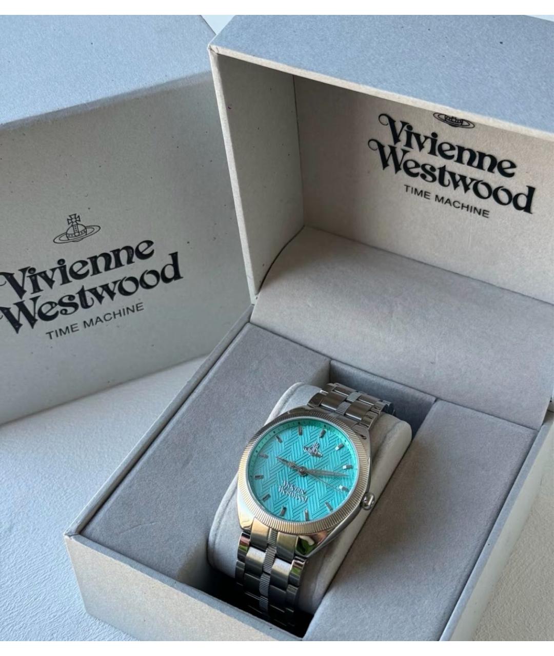 VIVIENNE WESTWOOD Серебряные металлические часы, фото 4