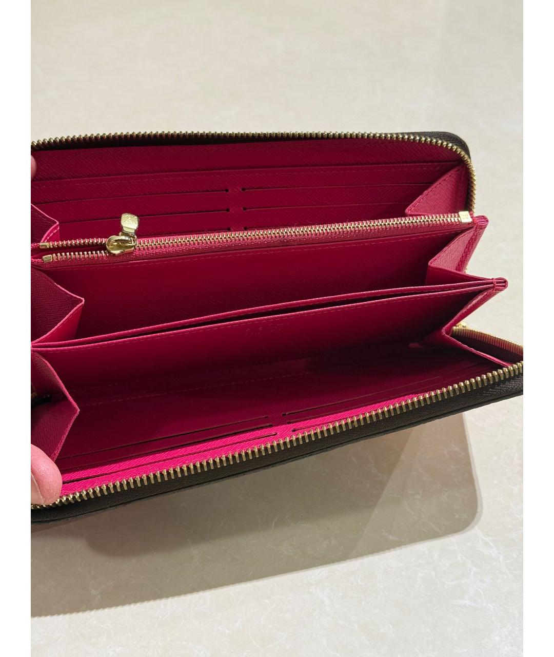 LOUIS VUITTON Коричневый кошелек, фото 5