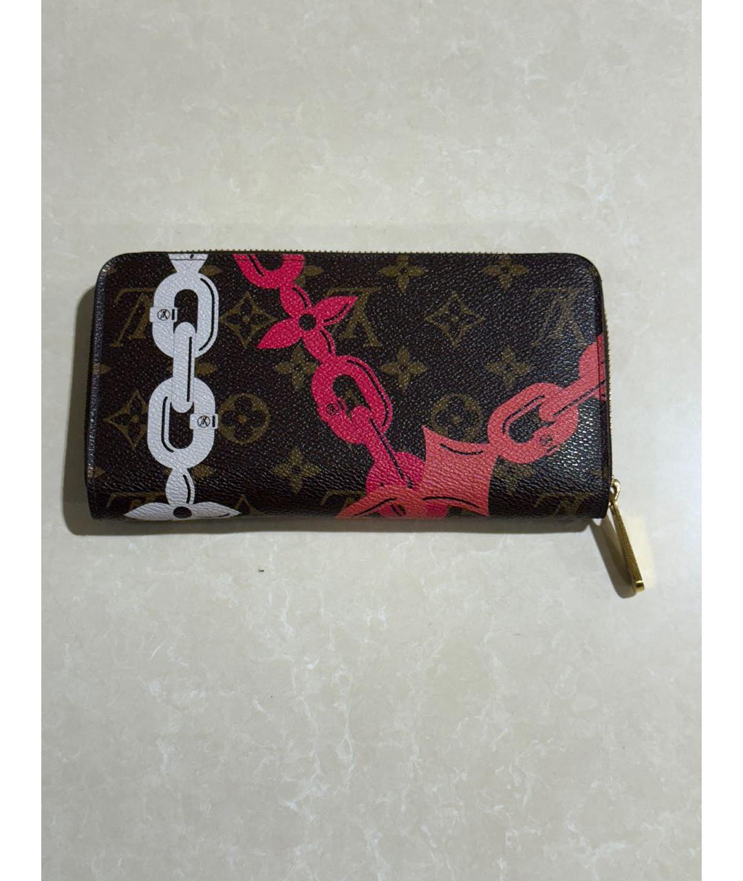 LOUIS VUITTON Коричневый кошелек, фото 2