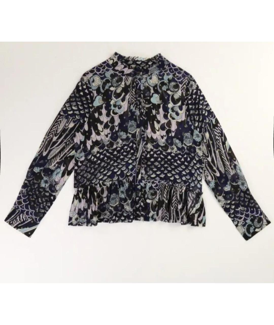 ZADIG & VOLTAIRE KIDS Мульти вискозная рубашка/блузка, фото 5